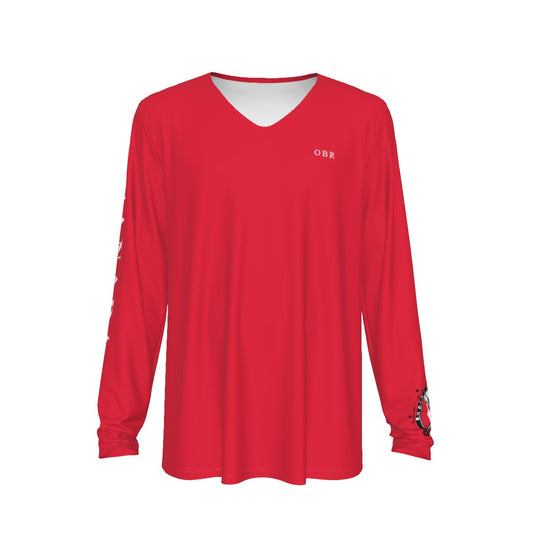 OBR CNR Men's V-Neck Long Sleeve T-Shirt