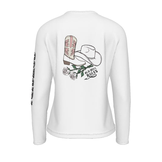 obr chlwhite Women's Stretchable long Sleeve Top