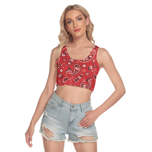 OBE RBANDANA Women's Sport Crop Tank Top