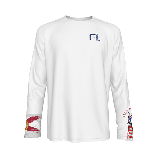 OBR USA FL Men's Raglan Long Sleeve T-shirt  | 190GSM Cotton