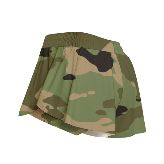 Camo Dgreen Women's Sport Culottes With Pocket