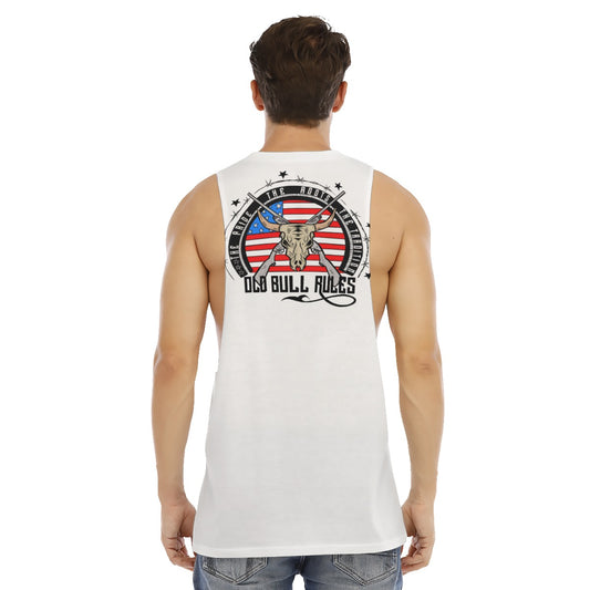 OBR USA LOGO  Men's O-neck Long Tank Top